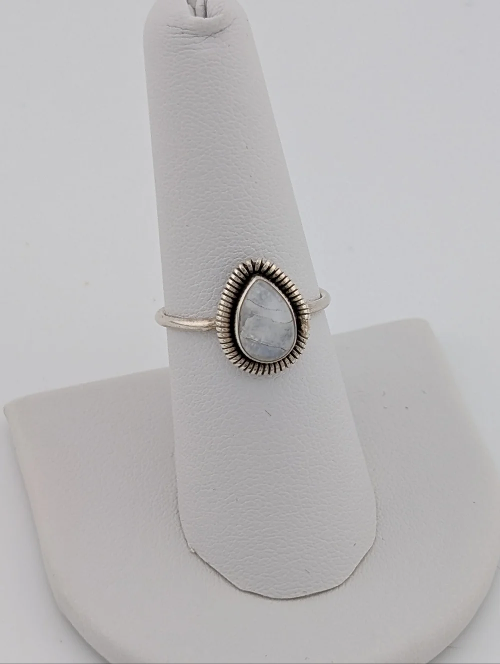 Sterling Moonstone Ring 7.5 - Everyday 925 Silver Jewelry